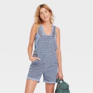 Universal Thread Blue Striped Jean Shorts